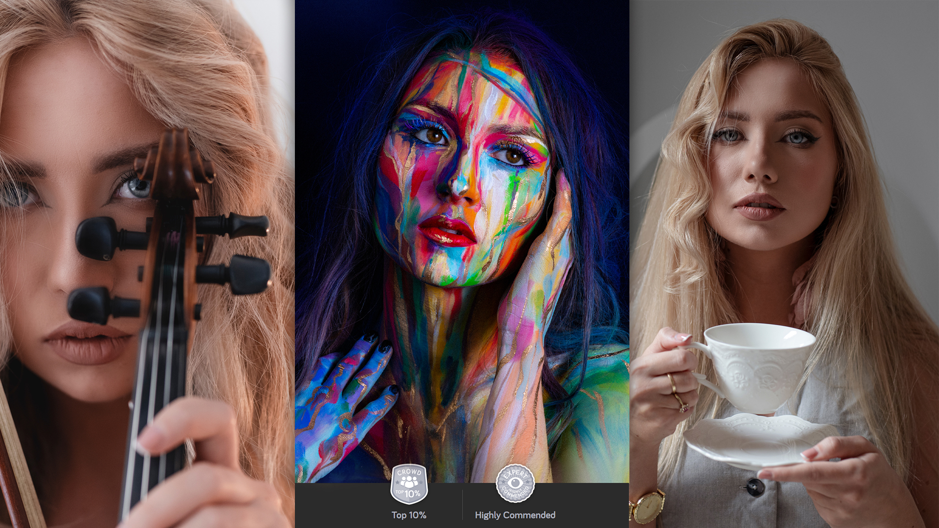 Trzy fotografie Martyny Osuchowskiej wyróżnione Highly Commended w konkursie Photocrowd Close-up portraits 2026